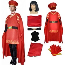 Adult Shrek Lord Farquaad Cosplay Costume Anime Role Play Suit Halloween Outfit