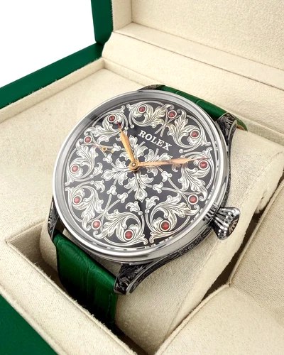 ROLEX MENS WATCH VINTAGE MOVEMENT IN A NEW QUALITY CASE, FULLY SERVICED.