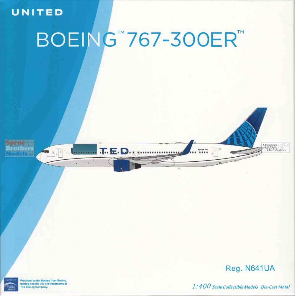 NGM17007 1:400 NG Model United Airlines B767-300ER Reg NGM17007 1:400 NG Model United Airlines B767-300ER Reg