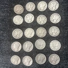 Lot Of 20 - 1930s and 40s Mercury Dimes 90% Silver 10 Cents Coins
