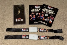 2025 NBA CUP KNICKS SPURS Las Vegas Dec16th Collector Ticket,Light Band,Card Set