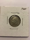1960 D Roosevelt Dime  AU 90% silver
