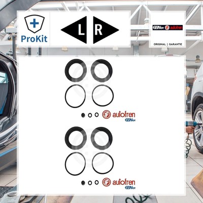2x ORIGINAL  Autofren Seinsa Reparatursatz, Bremssattel Vorne für Opel SENATOR