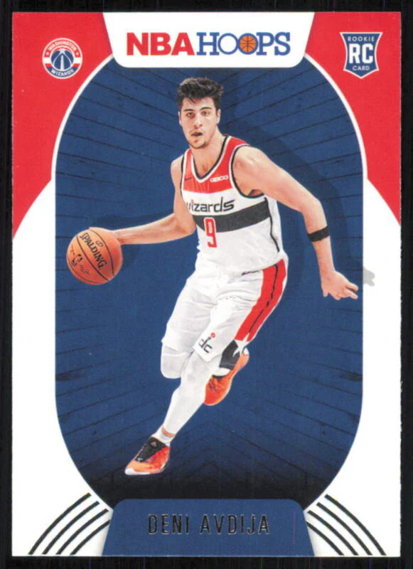 2020 HOOPS DENI AVDIJA 201 MINT RC BASKETBALL WASHINGTON WIZARDS
