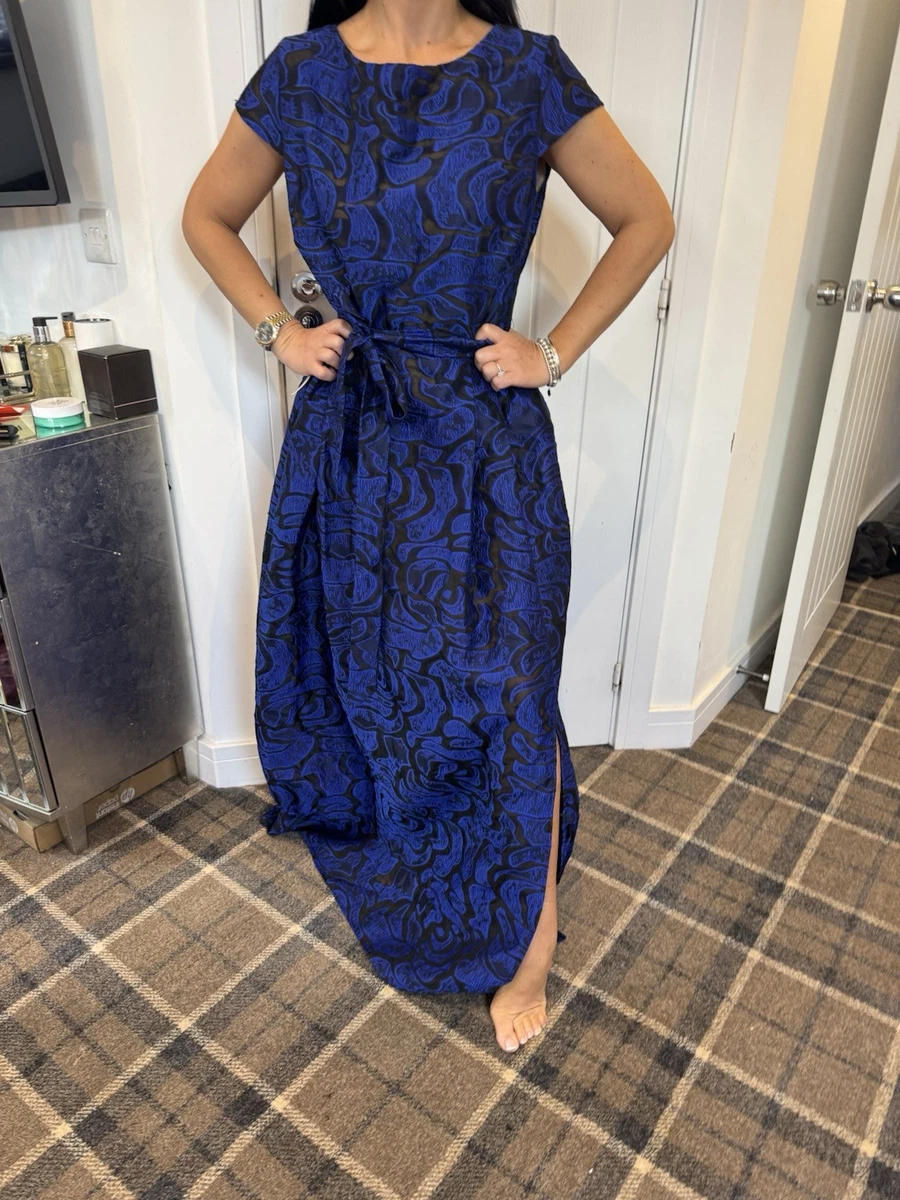 maxi dress with cropped cardigan Floral Cut Out Cropped Cardigan and Skirt Set