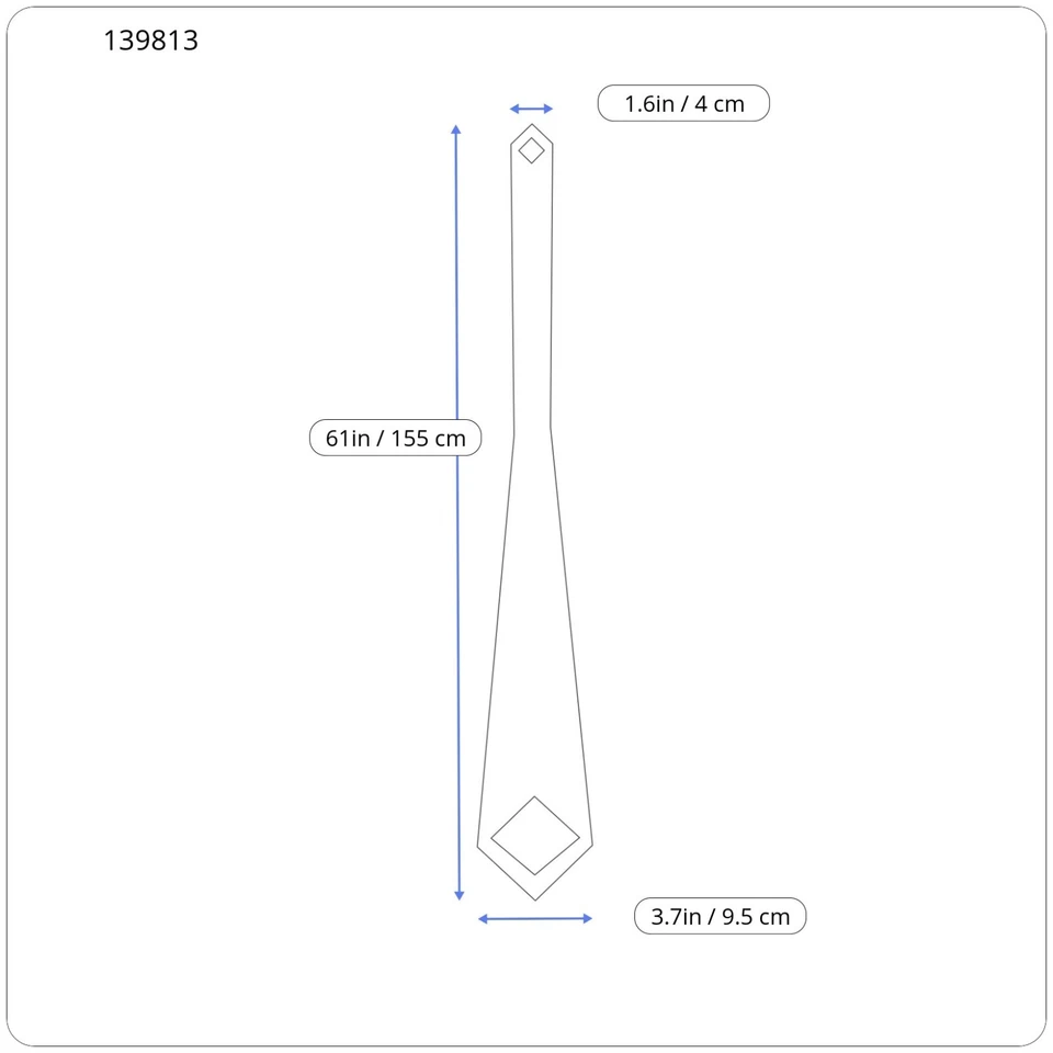 MICHELANGELO Tie Men's One Size Red Patterned Pointed Pure Silk - Image 3 of 4