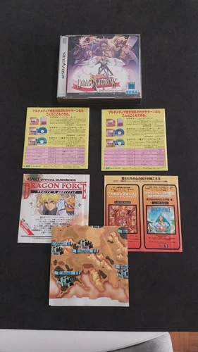 DRAGON FORCE SEGA SATURN JAPAN JAPANESE USED COMPLETE READ