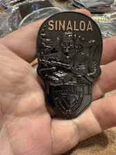 Sinaloa Cartel Challenge Coin 3” Coin Glows In The Dark. 
