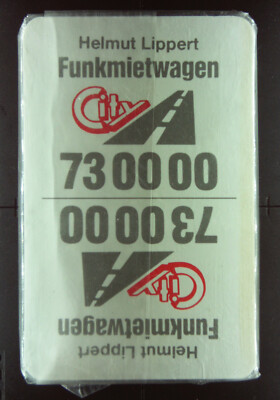 Kartenspiel/Skat/Werbung/  Funkmietwagen * Helmut Lippert * (OVP)
