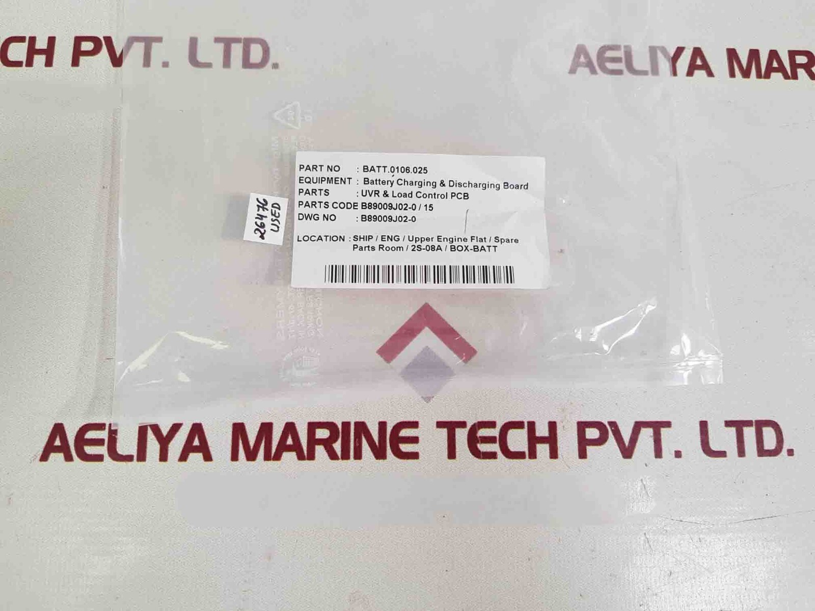 Uvr & load control pcb card batt.0106.025