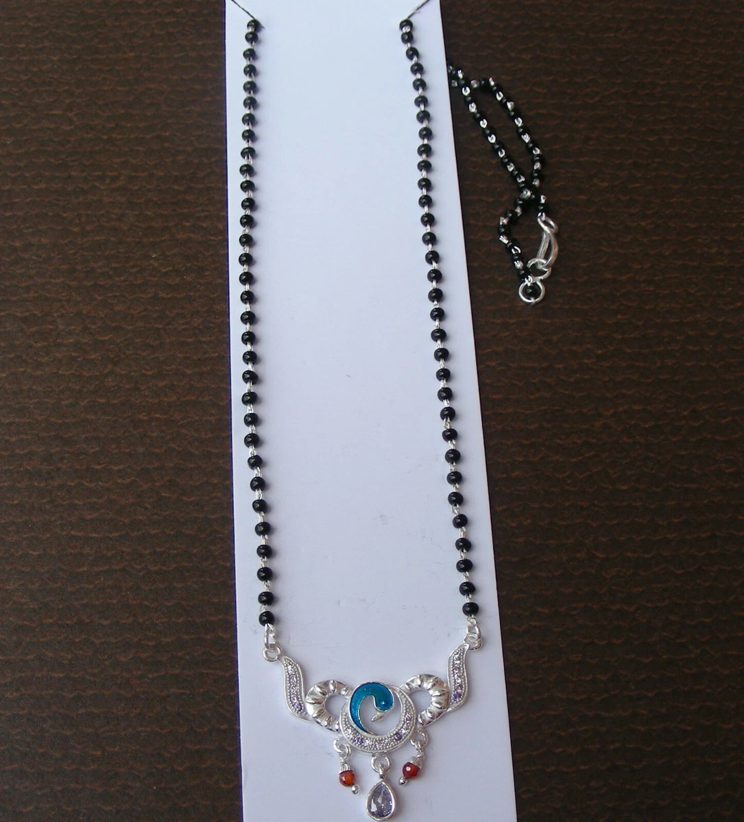 Silver chain mangalsutra store