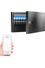 24 Key Cabinet Organizer, Key Lock Box, Key Safe Security Storage Lockbox Valets