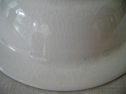 Vintage Pope Gosser China White Gold Stripes 6 3/4" Bowl ~ - Picture 10 of 10