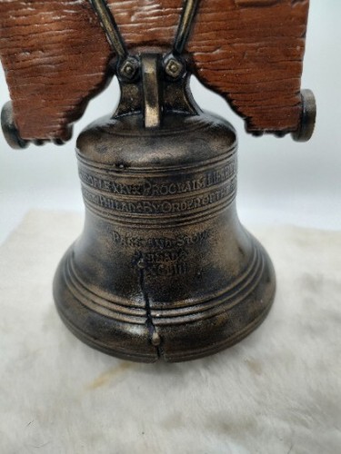 Vintage Replica Ceramic Art Piece Liberty Bell Mike Dean 1976 Excellent Art - Picture 2 of 12