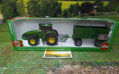 Siku Art.Nr.:1953 - John Deere Traktor mit Anhänger,1:50,neu in OVP,Bauernhof