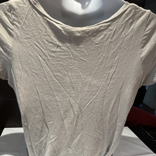 Torrid Shirt Short Sleeve Shirt Sz 00 Taupe Front Pocket - Picture 6 of 8