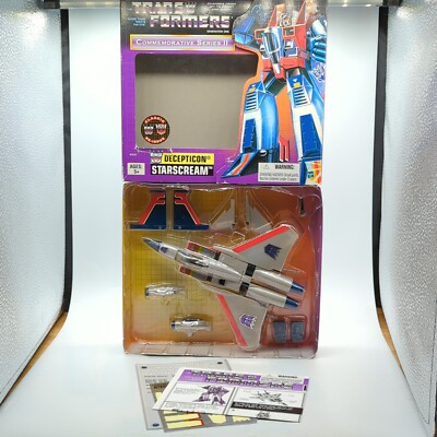 Starscream Complete Transformers Commemorative Series II 2002 Hasbro Figure