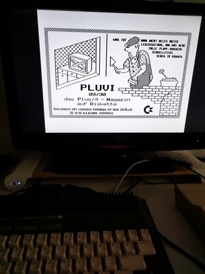 Biete 6 original Ausgaben des Pluvi  Commodore Plus 4 Magazin auf Disketten 