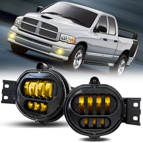LED Fog Lights Fit For Dodge Ram 1500 02-08 / Ram 2500 3500 03-09 Pickup Truck - Foto 8