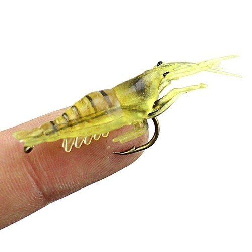 20 Stück Soft Garnelen Köder Wurm Angelköder 1,3g/4cm Haken Scharf Crankbait Köder - Bild 6 von 27