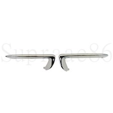 New Front Bumper Set Triple Chromed For 1963-1967 63-67 Corvette C2