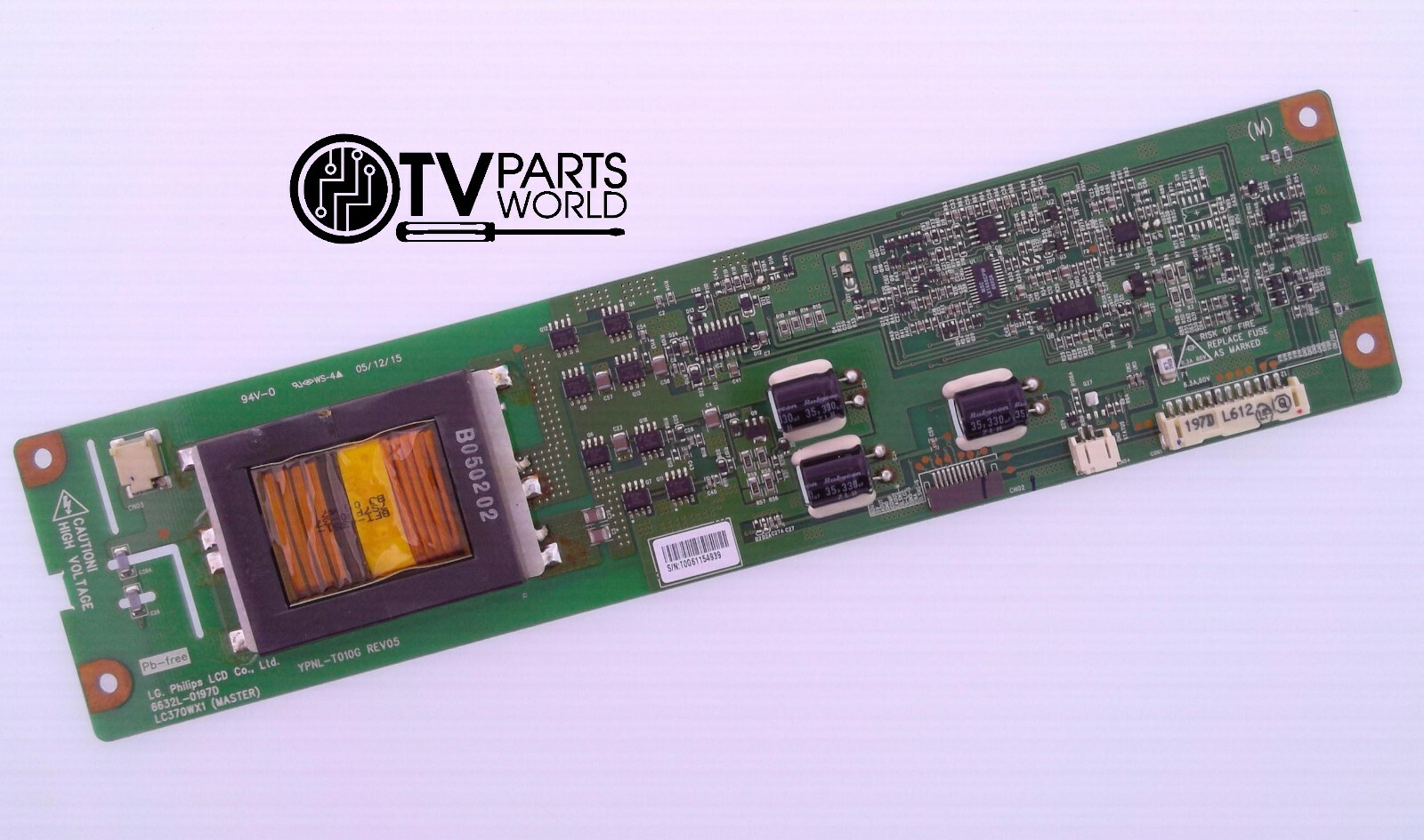 LG DU37LZ30 Backlight Inverter Board 6632L0197D 6632L0197B, LC370WX1
