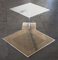 TortenstäNder Acryl Etagere Hochzeit 2 Etagen Plexiglas 25X25 30X30 Cm