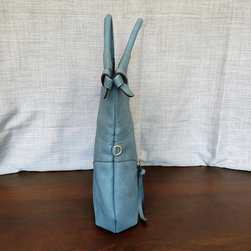 Bolso Bandolera Plegable Foley+Corinna Mid City Cuero Sintético Azul Ahumado *LEER Foto 3 de 4