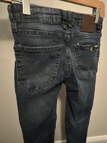 Boys Sz 10 Blue Jeans Max Skinny Fit Buffalo David Bitton Adjustable Waist NWOT - Picture 8 of 20