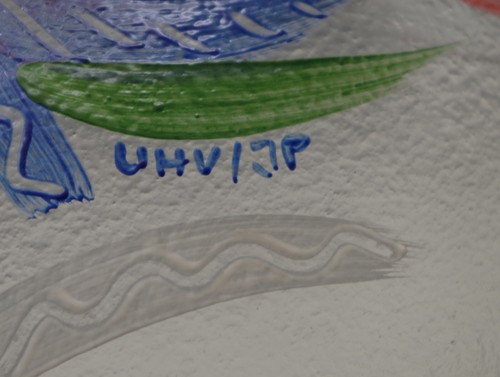 KOSTA BODA ULRICA HYDMAN VALLIEN CHRISTMAS TREE BOWL 5.75" SIGNED - Picture 3 of 6