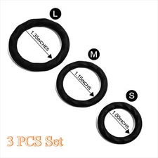 Cock Ring 3 Pack Soft Stretchy Silicone | Stay Hard Penis Rings Last Longer ED