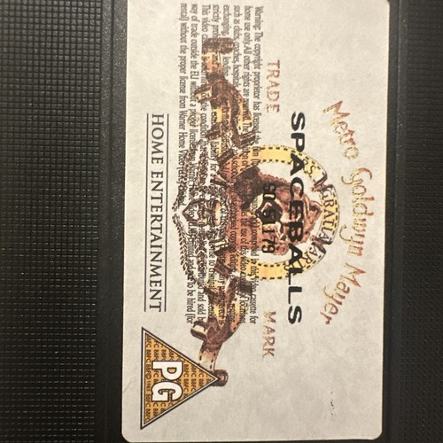Spaceballs (VHS, 1987) Mel Brooks Rick Moranis (1993 cover) rare screen classics - Picture 6 of 6