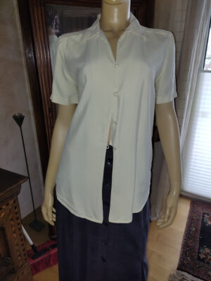 Emanual Ungaro - Seidenbluse- Gr. 40 - Champagner -100% Seide