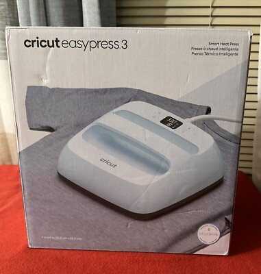 Cricut EasyPress 3 Heat Press Machine Zen Blue 12x10 New