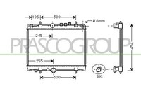 KüHler WasserküHler Passend FüR CitroëN C5 I Peugeot 406 Break DC DE 8E/F 8B