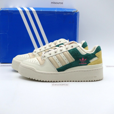Size 8.5 Women's adidas Originals Forum Bold Stripes Sneakers ID7078 Chalk Sand