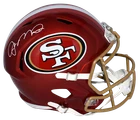 JOE MONTANA SIGNED SAN FRANCISCO 49ERS FULL SIZE FLASH SPEED HELMET FANATICS