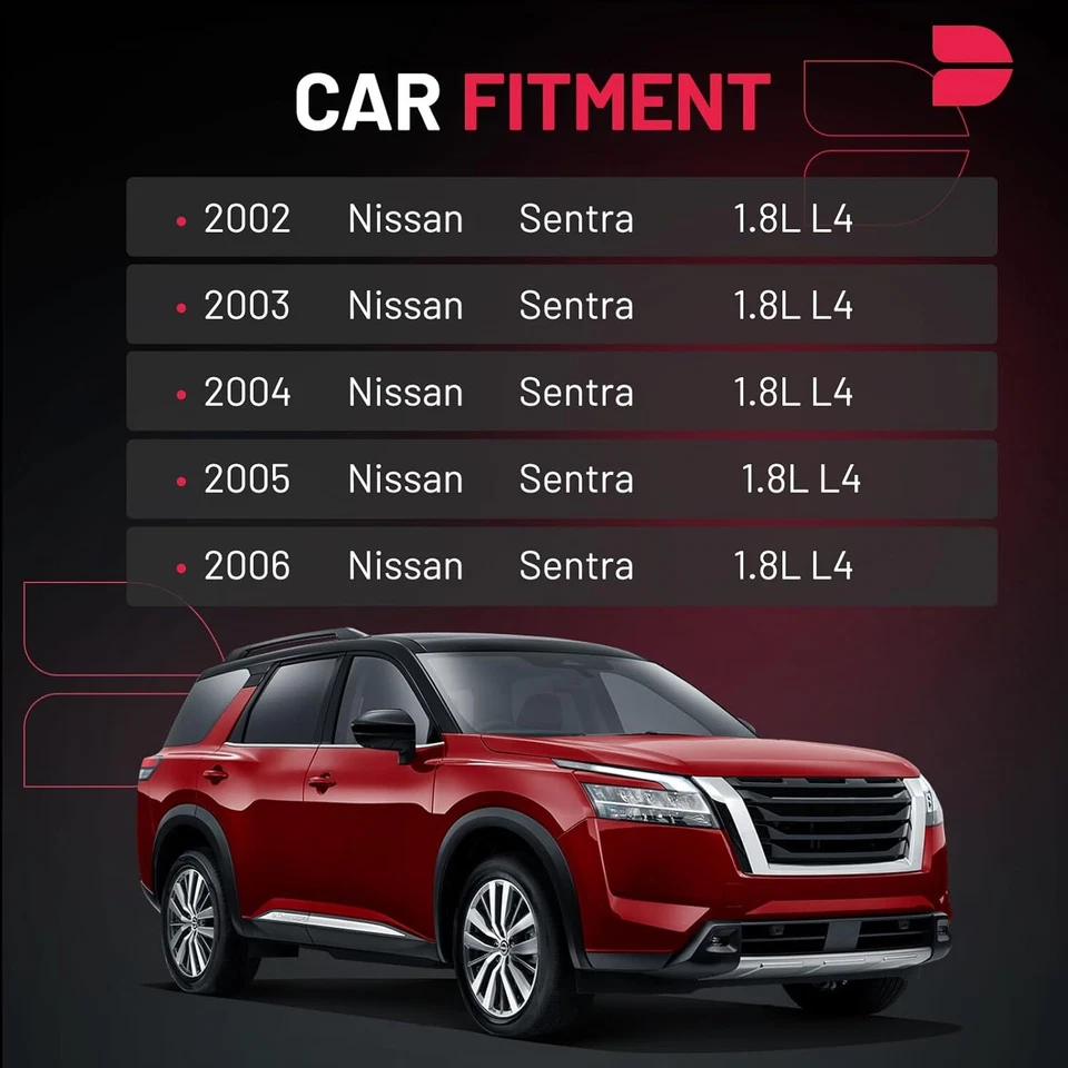 UF351 4X Ignition Coils + 4X Spark Plugs for 2001-2006 Nissan Sentra Altima 1.8L - Image 3 of 4