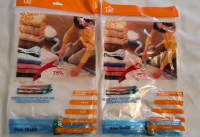 2*SET  Vakuum Seal    Aufbewahrungssystem  Das Raumwunder:  sparen  75 %