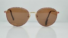 Vintage Laura Ashley Gold Pink Oval Hong Kong Sunglasses FRAMES ONLY
