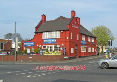 PHOTO  THE CROSS GLASSHOUSE HILL OLDSWINFORD A LARGE PUB ON THE CORNER OF HAGLEY