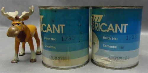 MIL-G-21164 EVERLUBE 211G Synthetic Ester Grease 100-250°F Lot of 3 - Picture 3 of 10