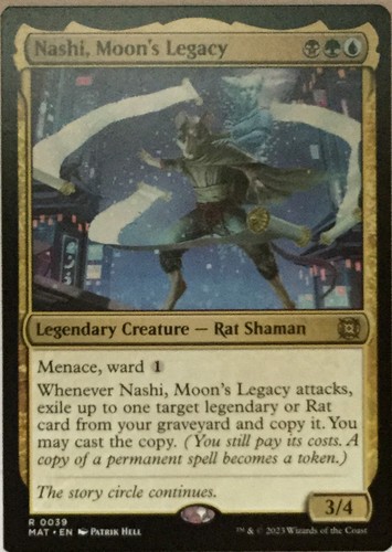 Nashi, Moon's Legacy Regular - #0039,  MTG March of the Machine: The Aftermath - Picture 1 of 1