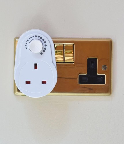 Plug In Adjustable Dimmer Switch Home Lamp Light Intensity Control- 13A - Picture 6 of 6