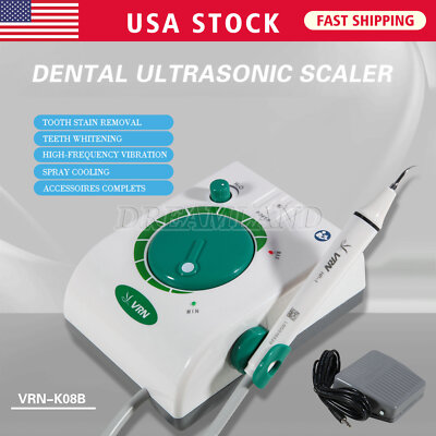 Ultrasonic Dental Scaler Home Self Scaler Cleaning Machine with Handpiece Tips