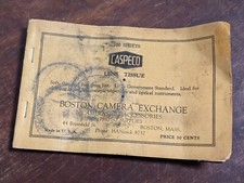 Vintage Advertising Caspeco Lens Tissue Paper Boston Camera Exchange Mass.
