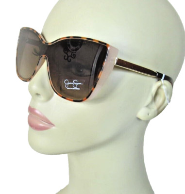 Jessica Simpson Big Cat Eye Tortoise Shell Sunglasses 1-piece Lens J6268-TSND