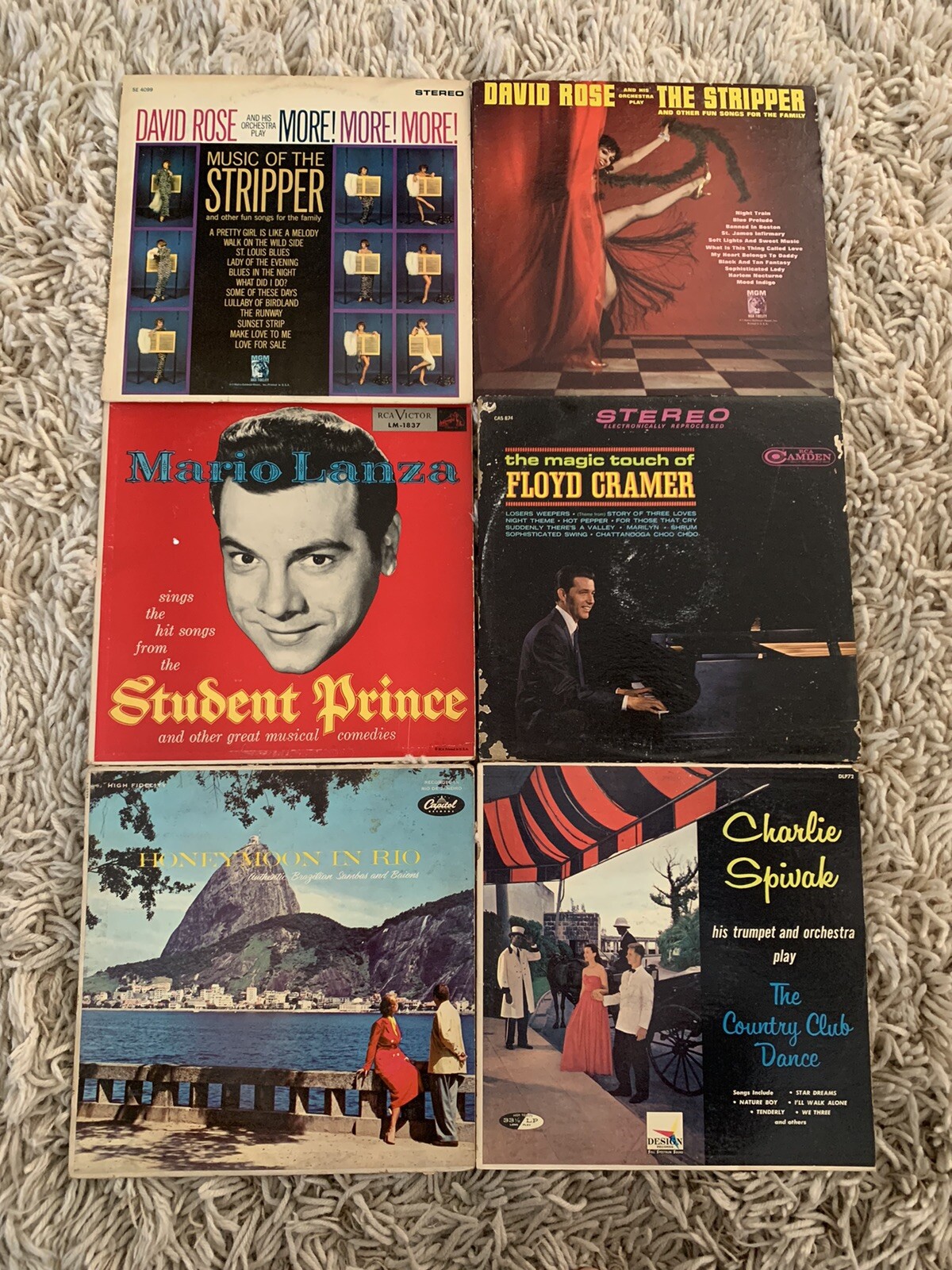 Vintage Vinyl Records - Lot Of 6 Lp Vinyl 4A-image