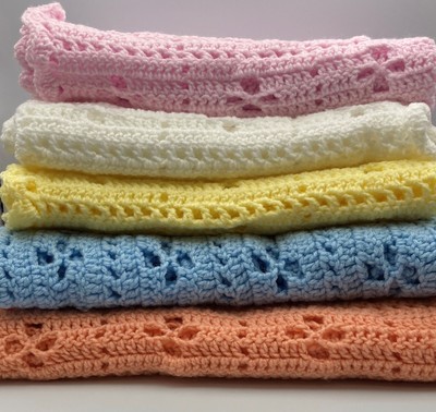 Hand Crocheted Baby Afghans Midwife Pattern
