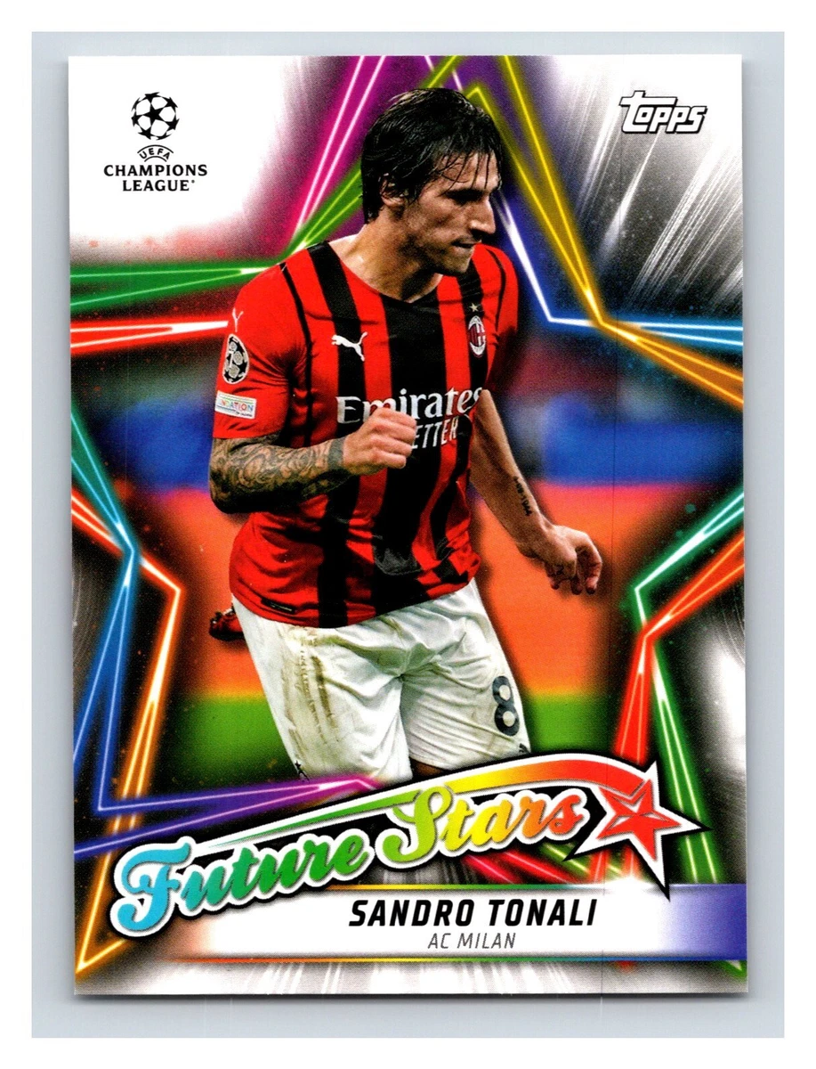 Topps Chrome UCL Sandro Tonali #FS-15 Trading Card 2021-22 for